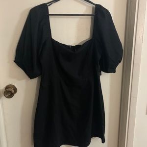 Lulus Puff Sleeve Mini Dress